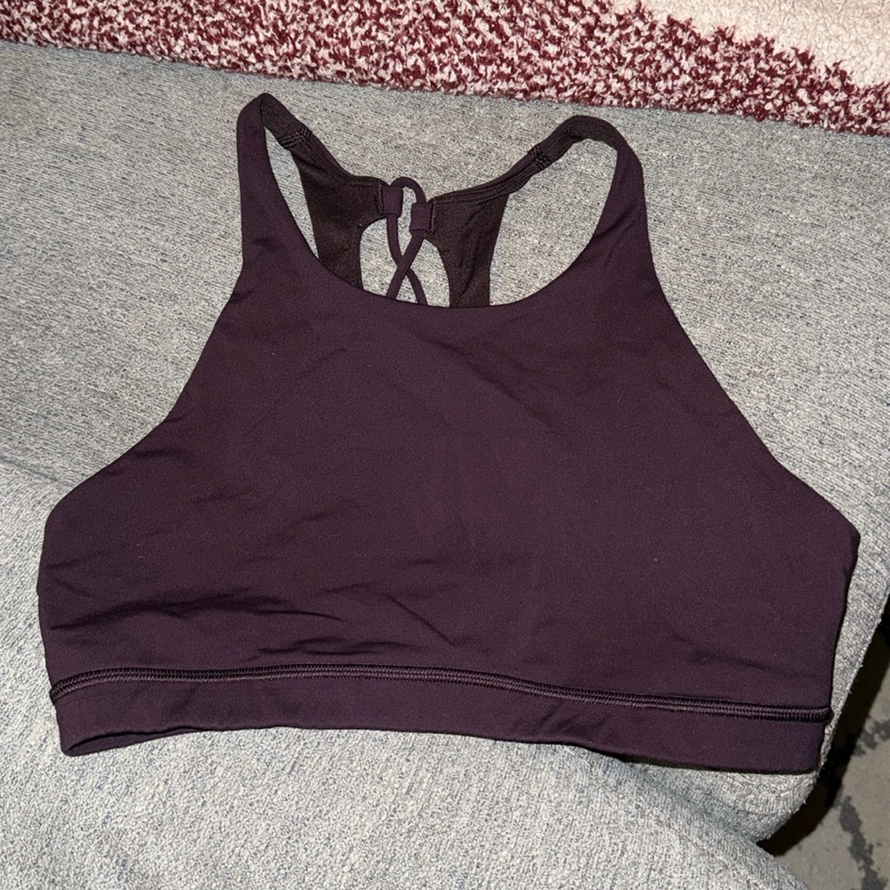 Purple Lululemon Sports Bra, Size 6